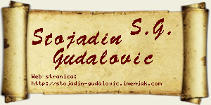 Stojadin Gudalović vizit kartica